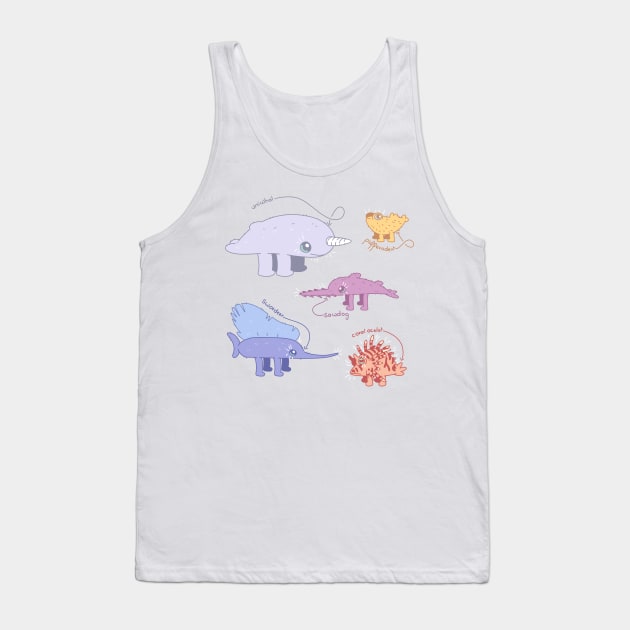 Land Fish 2 Tank Top by Trijucre